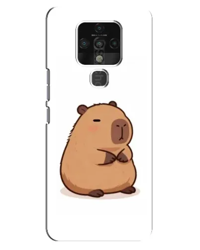 Чехол для TECNO Camon 16 Pro с картинкой «Толстенькая капибара»