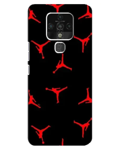 Чехол для TECNO Camon 16 SE с картинкой «Jordan Red Pattern» Чехол для TECNO Camon 16 SE с картинкой «Jordan Red Pattern»