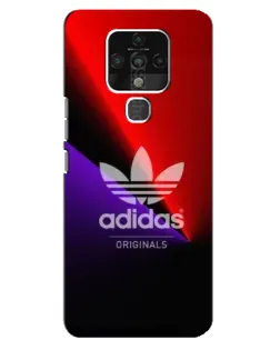 Чохол для TECNO Camon 16 SE з картинкою «Adidas Red Neon»