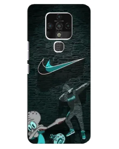 Чехол для TECNO Camon 16 SE с картинкой «Спортивный арт Nike»