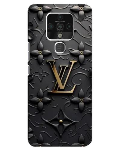Чехол для TECNO Camon 16 SE с картинкой «Кожаная текстура LV» Чехол для TECNO Camon 16 SE с картинкой «Кожаная текстура LV»