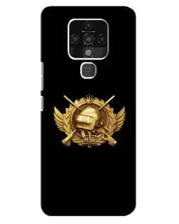 Чохол для TECNO Camon 16 SE з картинкою «PUBG — помаранчевий градієнт»