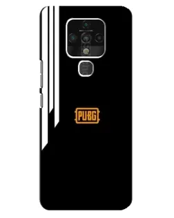 Чохол для TECNO Camon 16 SE з картинкою «PUBG — вертикальні лінії»