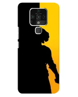 Чохол для TECNO Camon 16 SE з картинкою «Тінь воїна PUBG»