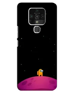 Чохол для TECNO Camon 16 SE з картинкою «Самотній герой на планеті»