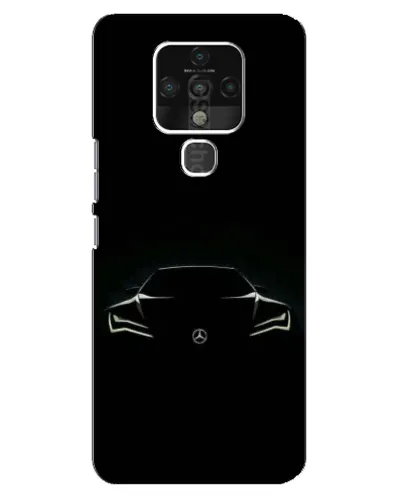 Чехол для TECNO Camon 16 SE с картинкой «Mercedes — силуэт авто» Чехол для TECNO Camon 16 SE с картинкой «Mercedes — силуэт авто»