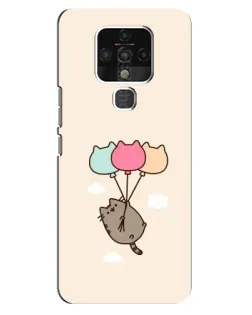 Чохол для TECNO Camon 16 SE з картинкою «Пушин на кульках» Чохол для TECNO Camon 16 SE з картинкою «Пушин на кульках»