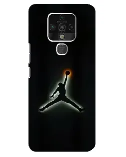 Чохол для TECNO Camon 16 з картинкою «Jordan Gradient Logo»