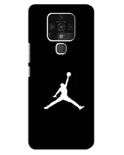 Чохол для TECNO Camon 16 з картинкою «Jordan Silhouette»