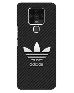 Чохол для TECNO Camon 16 з картинкою «Adidas Карбонова текстура»