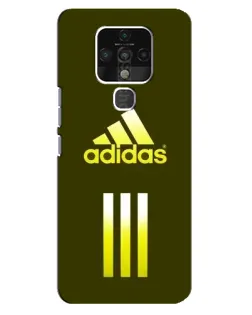 Чохол для TECNO Camon 16 з картинкою «Оливковий градієнт Adidas»