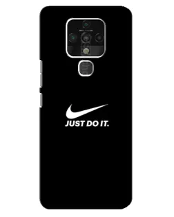 Чохол для TECNO Camon 16 з картинкою «Мінімалізм від Nike»
