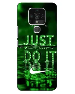 Чохол для TECNO Camon 16 з картинкою «Зелений неоновий Nike»