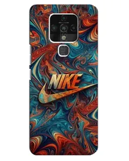 Чохол для TECNO Camon 16 з картинкою «Nike в абстракції»