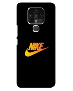 Чохол для TECNO Camon 16 з картинкою «Золотий логотип Nike»