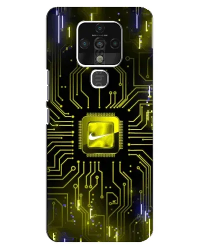 Чохол для TECNO Camon 16 з картинкою «Nike — золота іскра» Чохол для TECNO Camon 16 з картинкою «Nike — золота іскра»