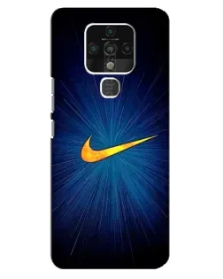 Чохол для TECNO Camon 16 з картинкою «Синій пульс Nike»