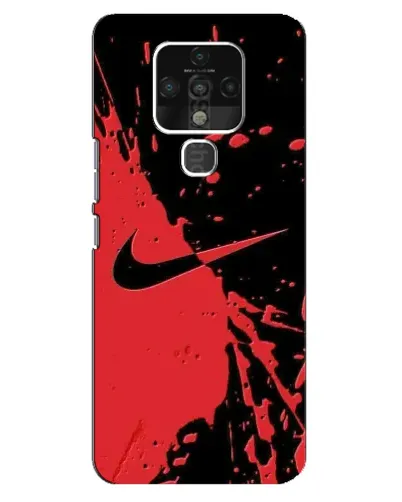 Чохол для TECNO Camon 16 з картинкою «Червоні бризки Nike» Чохол для TECNO Camon 16 з картинкою «Червоні бризки Nike»