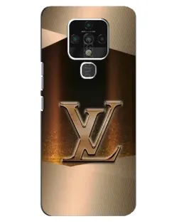 Чехол для TECNO Camon 16 с картинкой «LV — золотое сияние» Чехол для TECNO Camon 16 с картинкой «LV — золотое сияние»