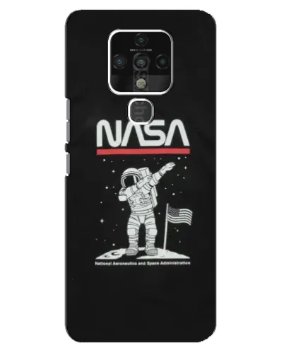 Чохол для TECNO Camon 16 з картинкою «NASA — крокуємо по Місяцю» Чохол для TECNO Camon 16 з картинкою «NASA — крокуємо по Місяцю»