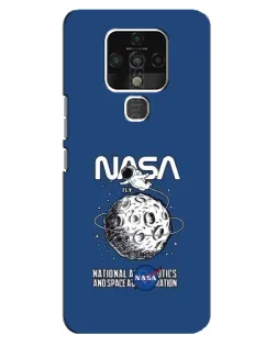Чохол для TECNO Camon 16 з картинкою «NASA — місячна місія»