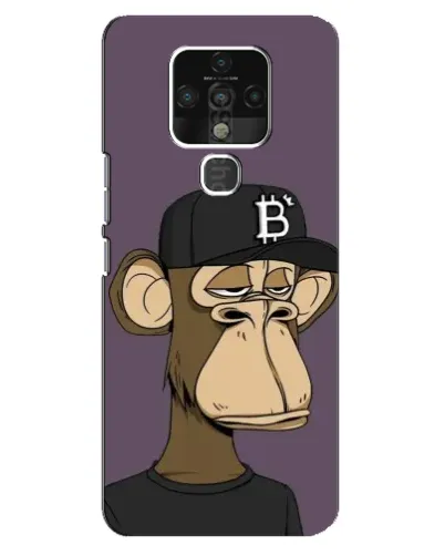 Чохол для TECNO Camon 16 з картинкою «Bored Ape в кепці» Чохол для TECNO Camon 16 з картинкою «Bored Ape в кепці»