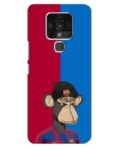 Чохол для TECNO Camon 16 з картинкою «Bored Ape — фанат Барси» Чохол для TECNO Camon 16 з картинкою «Bored Ape — фанат Барси»