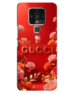 Чохол для TECNO Camon 16 з картинкою «Gucci — золотий сад»