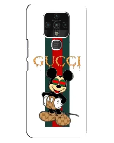 Чохол для TECNO Camon 16 з картинкою «Міккі Маус Gucci — смуги» Чохол для TECNO Camon 16 з картинкою «Міккі Маус Gucci — смуги»