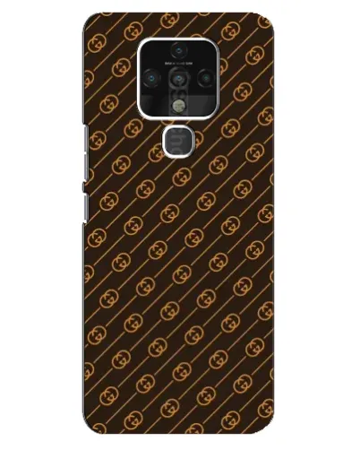 Чохол для TECNO Camon 16 з картинкою «Gucci — золоті діагоналі» Чохол для TECNO Camon 16 з картинкою «Gucci — золоті діагоналі»
