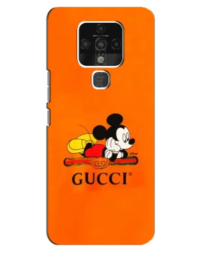 Чохол для TECNO Camon 16 з картинкою «Міккі Маус Gucci — помаранч» Чохол для TECNO Camon 16 з картинкою «Міккі Маус Gucci — помаранч»