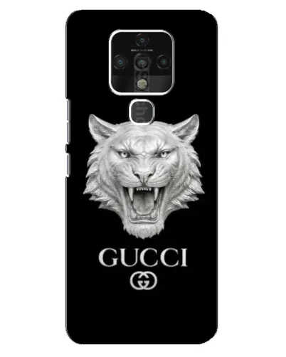 Чохол для TECNO Camon 16 з картинкою «Gucci — срібний лев» Чохол для TECNO Camon 16 з картинкою «Gucci — срібний лев»