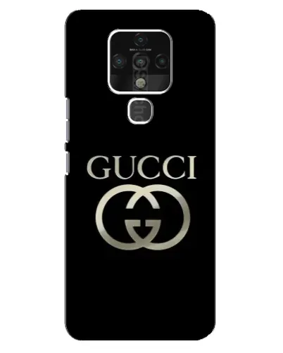Чохол для TECNO Camon 16 з картинкою «Gucci — золото на чорному» Чохол для TECNO Camon 16 з картинкою «Gucci — золото на чорному»