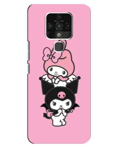 Чохол для TECNO Camon 16 з картинкою «My Melody та Kuromi»