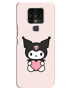 Чохол для TECNO Camon 16 з картинкою «Kuromi та серце»