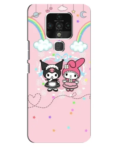 Чохол для TECNO Camon 16 з картинкою «My Melody та Kuromi»