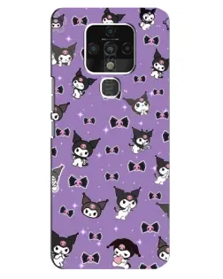 Чохол для TECNO Camon 16 з картинкою «Kuromi — патерн»