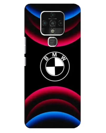 Чохол для TECNO Camon 16 з картинкою «Логотип BMW та неонові дуги» Чохол для TECNO Camon 16 з картинкою «Логотип BMW та неонові дуги»