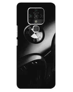 Чохол для TECNO Camon 16 з картинкою «Емблема BMW — макро»