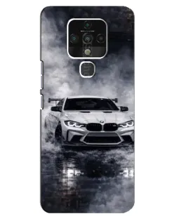 Чохол для TECNO Camon 16 з картинкою «BMW крізь туман»