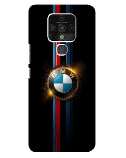 Чохол для TECNO Camon 16 з картинкою «BMW M-Power неон»