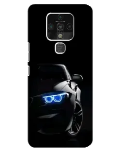 Чохол для TECNO Camon 16 з картинкою «BMW — нічний погляд»