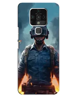 Чохол для TECNO Camon 16 з картинкою «PUBG — реалістичний герой» Чохол для TECNO Camon 16 з картинкою «PUBG — реалістичний герой»