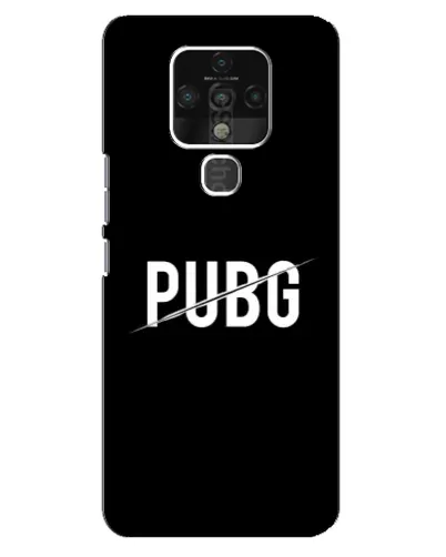 Чехол для TECNO Camon 16 с картинкой «PUBG — белый логотип» Чехол для TECNO Camon 16 с картинкой «PUBG — белый логотип»