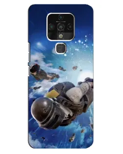 Чохол для TECNO Camon 16 з картинкою «Десант PUBG — стрибок» Чохол для TECNO Camon 16 з картинкою «Десант PUBG — стрибок»