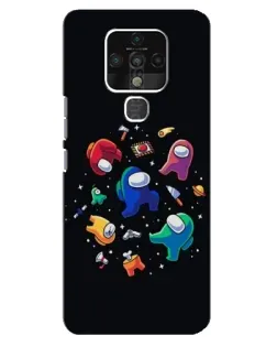 Чехол для TECNO Camon 16 с картинкой «Among Us космос» Чехол для TECNO Camon 16 с картинкой «Among Us космос»