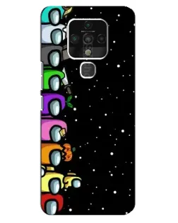 Чехол для TECNO Camon 16 с картинкой «Команда Among Us» Чехол для TECNO Camon 16 с картинкой «Команда Among Us»