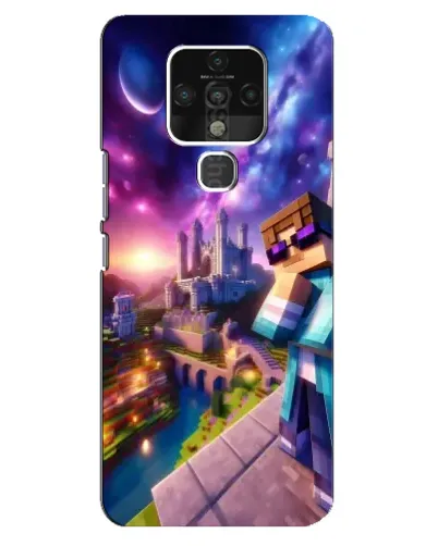 Чохол для TECNO Camon 16 з картинкою «Стів та космос» Чохол для TECNO Camon 16 з картинкою «Стів та космос»
