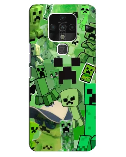 Чохол для TECNO Camon 16 з картинкою «Кріпери Minecraft» Чохол для TECNO Camon 16 з картинкою «Кріпери Minecraft»