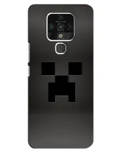 Чохол для TECNO Camon 16 з картинкою «Чорний кріпер градієнт»